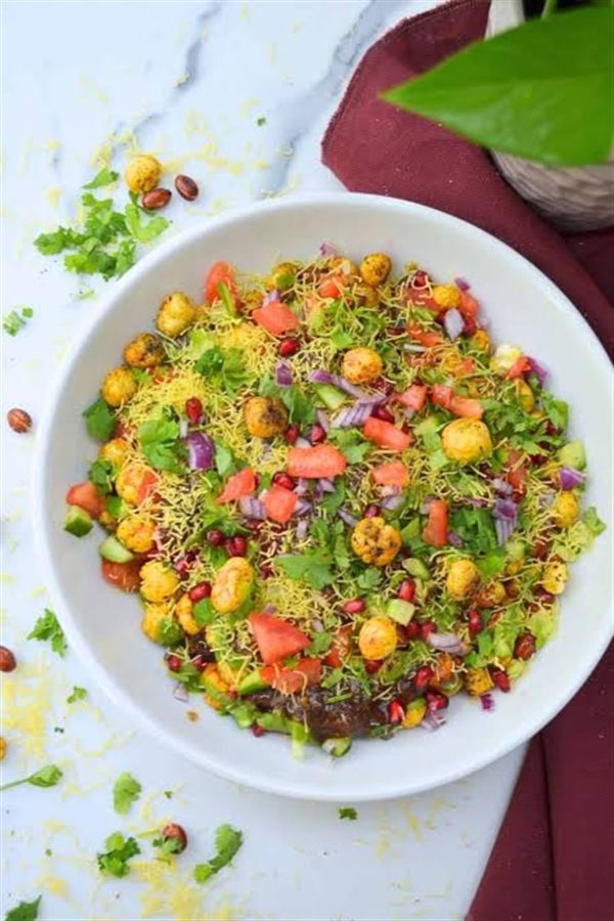 Makhana chaat, Naya Bazaar counter